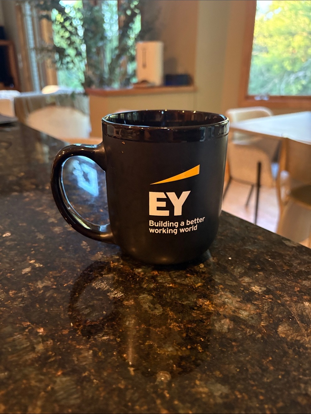 EY Black mug